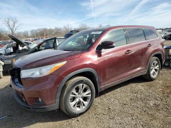  Salvage Toyota Highlander