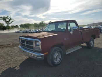  Salvage Dodge W Series