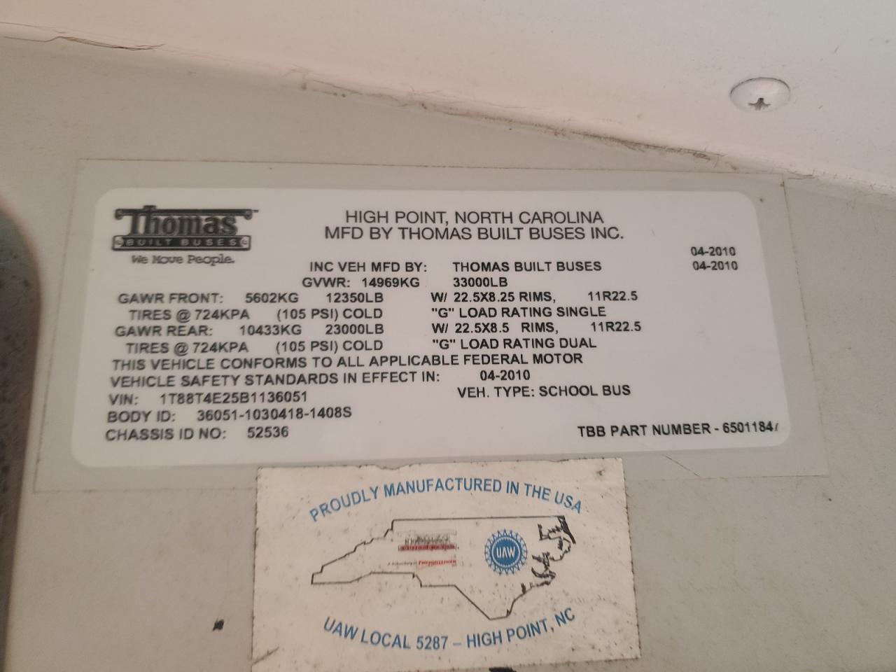 Thomas School Bus Image 9