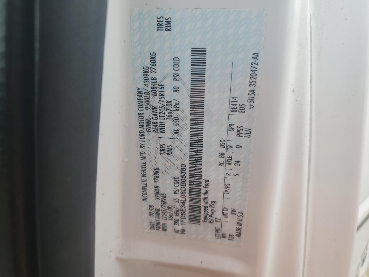 Ford Econoline E350 Super Duty Van Image 7