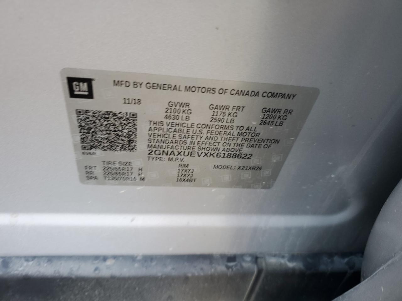 Chevrolet Equinox Lt Image 10