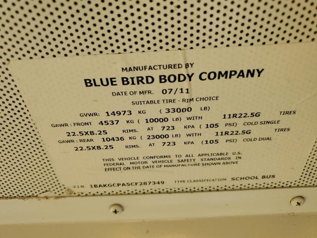 Blue Bird School Bus Image 3