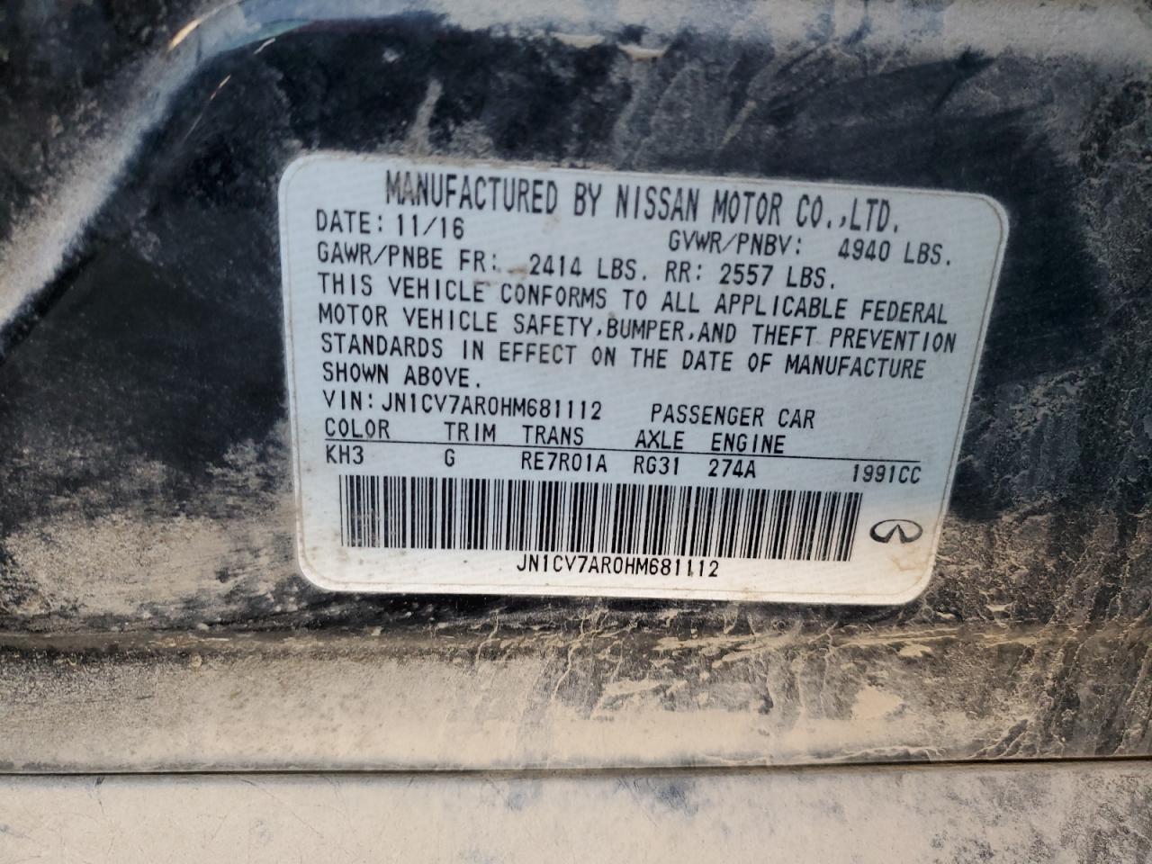 INFINITI Q50 Base Image 10