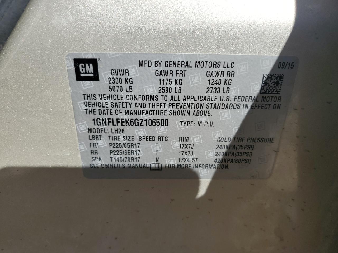 Chevrolet Equinox Lt Image 12