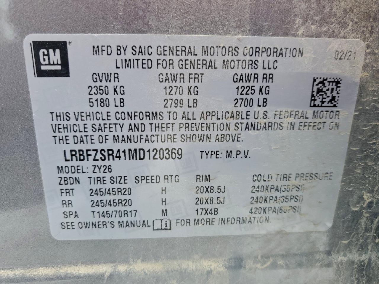 Buick Envision Avenir Image 2