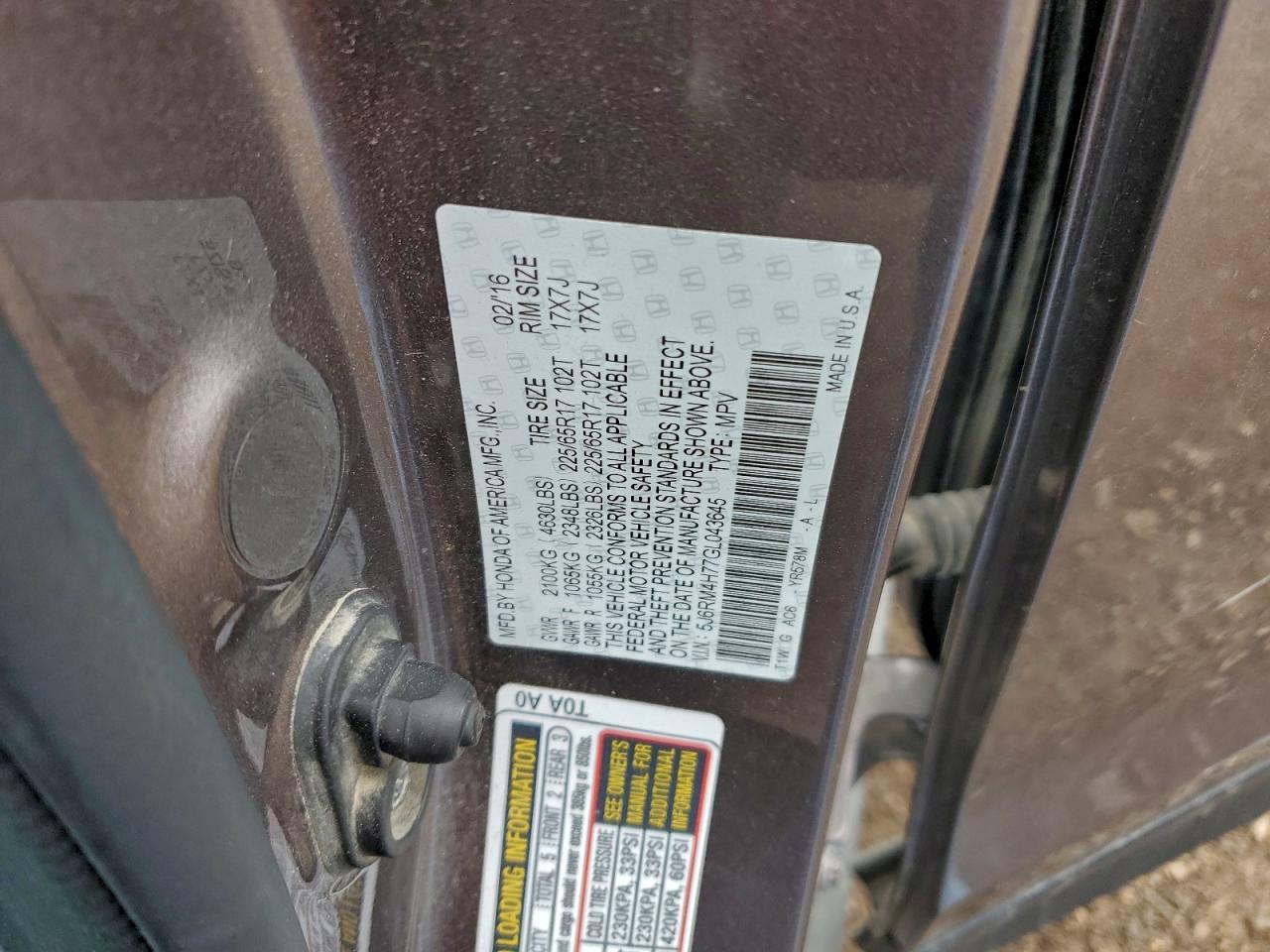 Honda Crv Exl Image 13