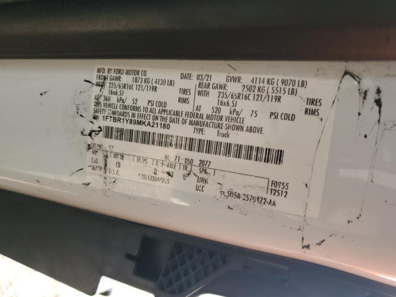 Ford Transit T-250 Image 13