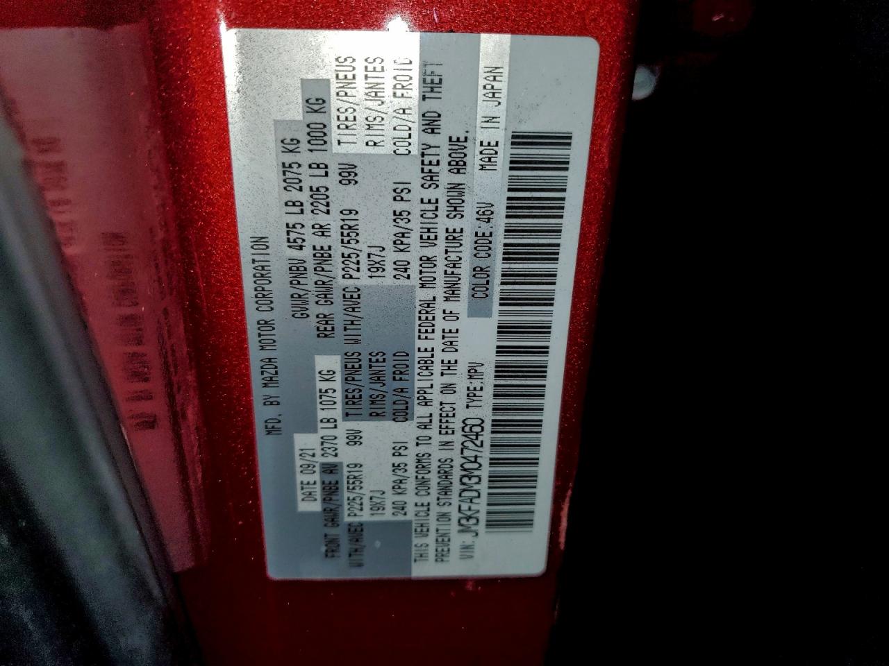 Mazda Cx Grand Touring Image 8