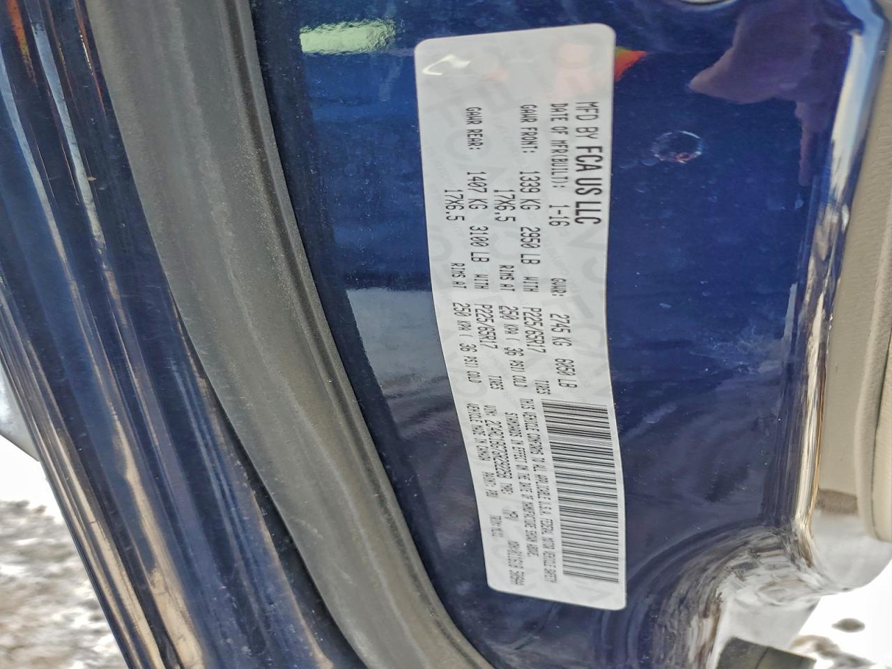 Chrysler Minivan Touring Image 12