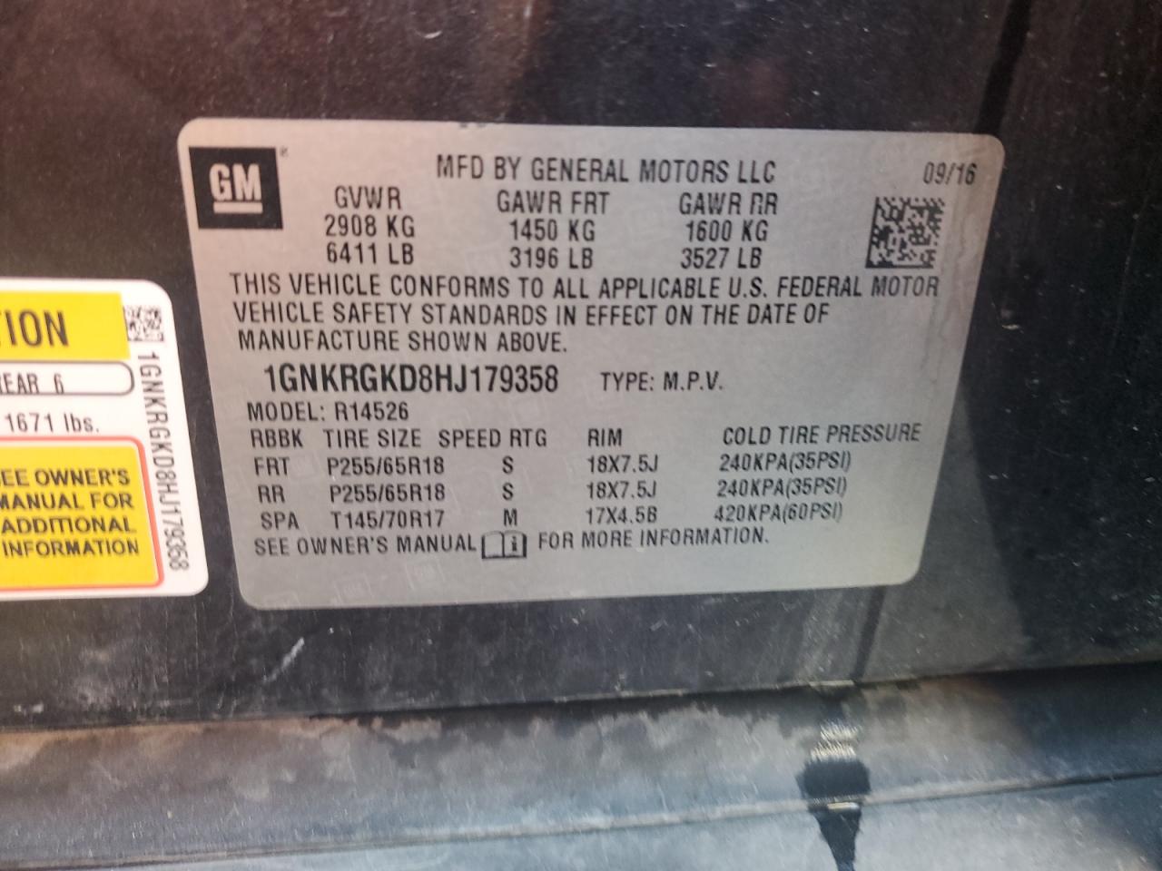 Chevrolet Traverse Lt Image 12