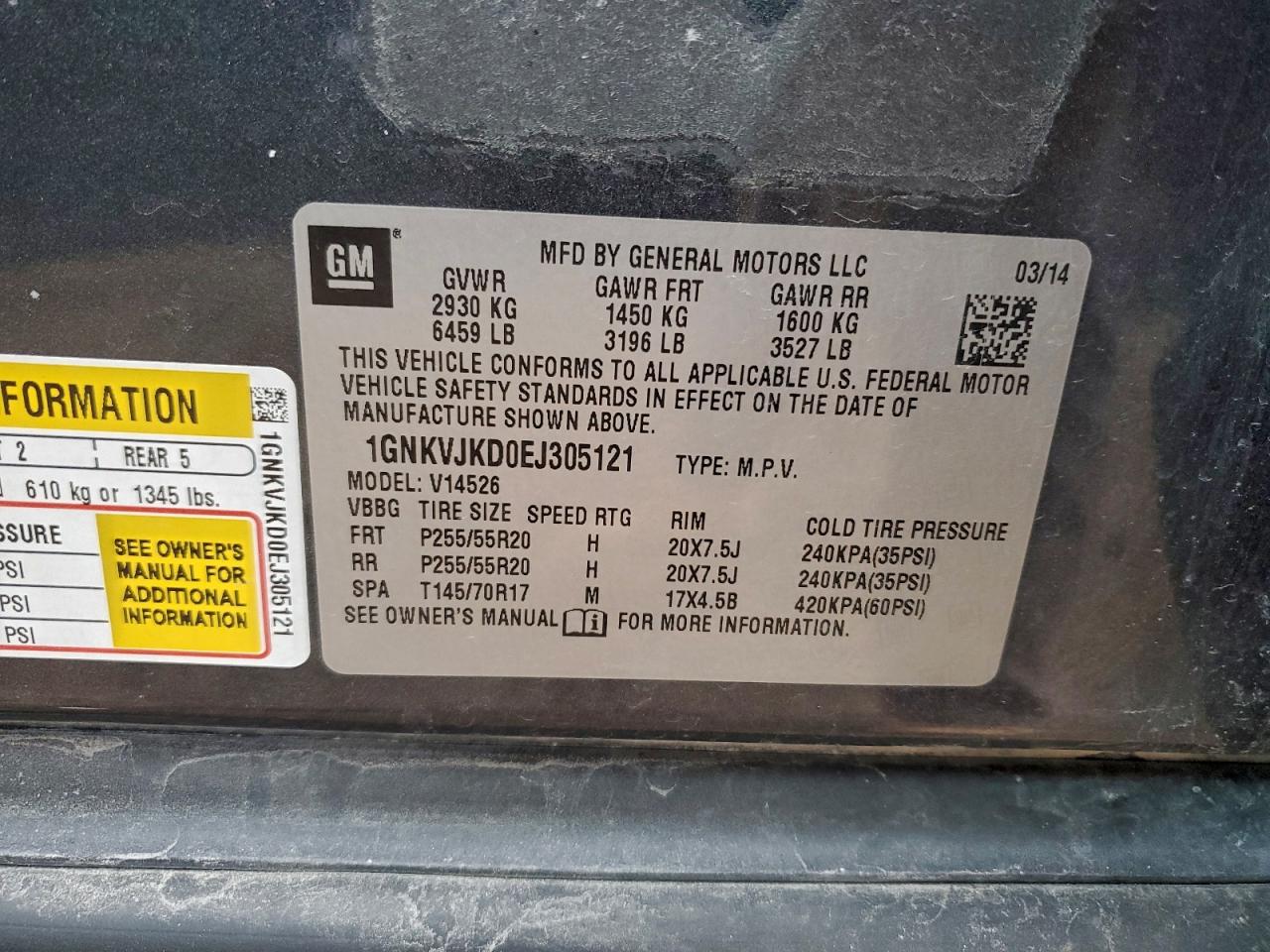 Chevrolet Traverse Ltz Image 9