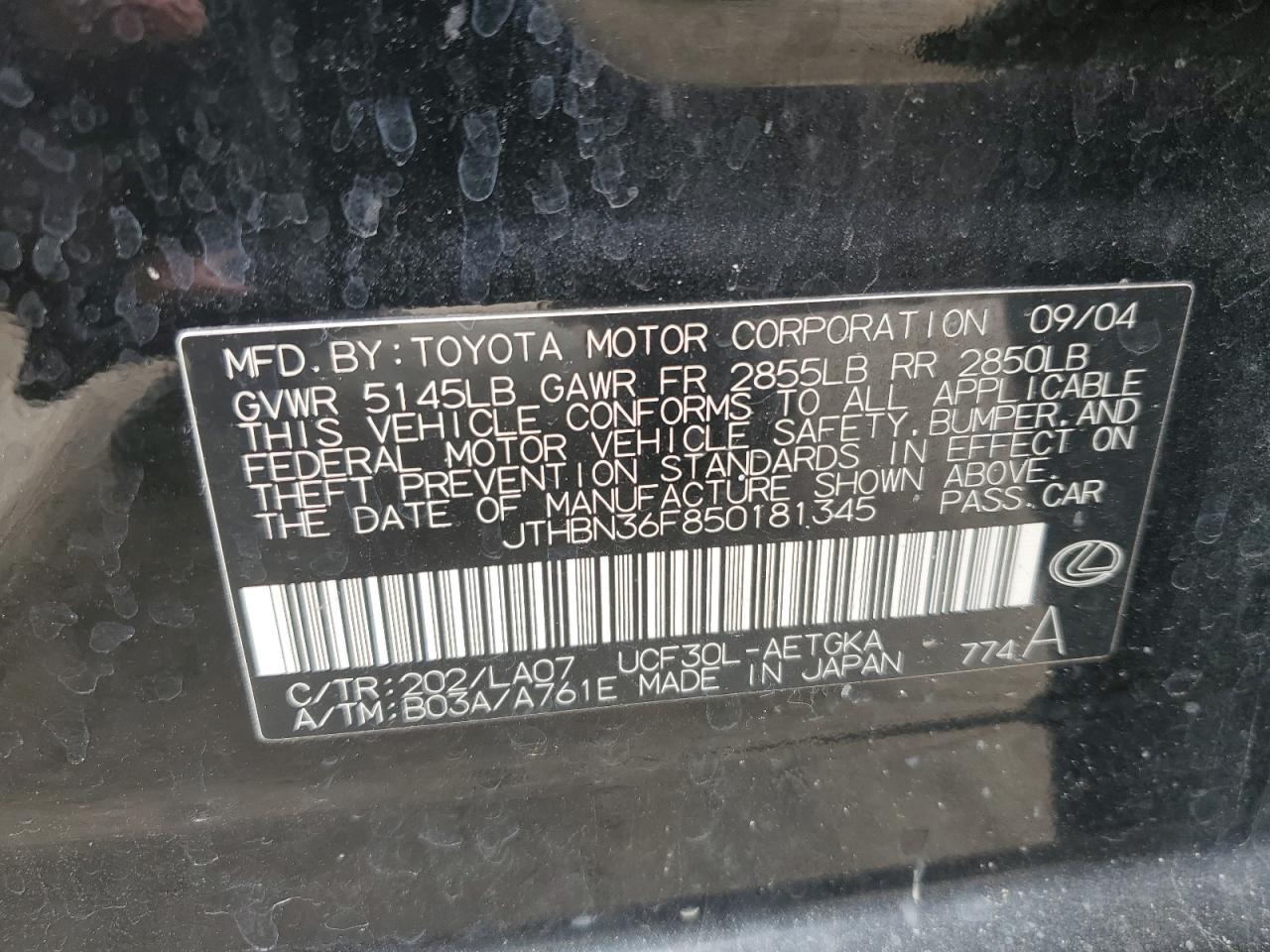 Lexus LS 430 Image 10