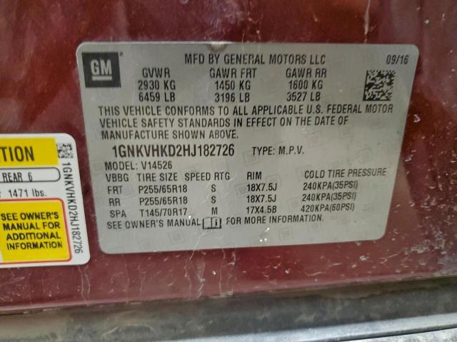 Chevrolet Traverse Lt Image 8