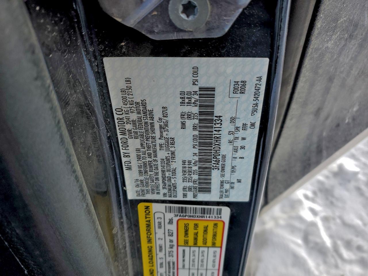 Ford Fusion Se Image 5