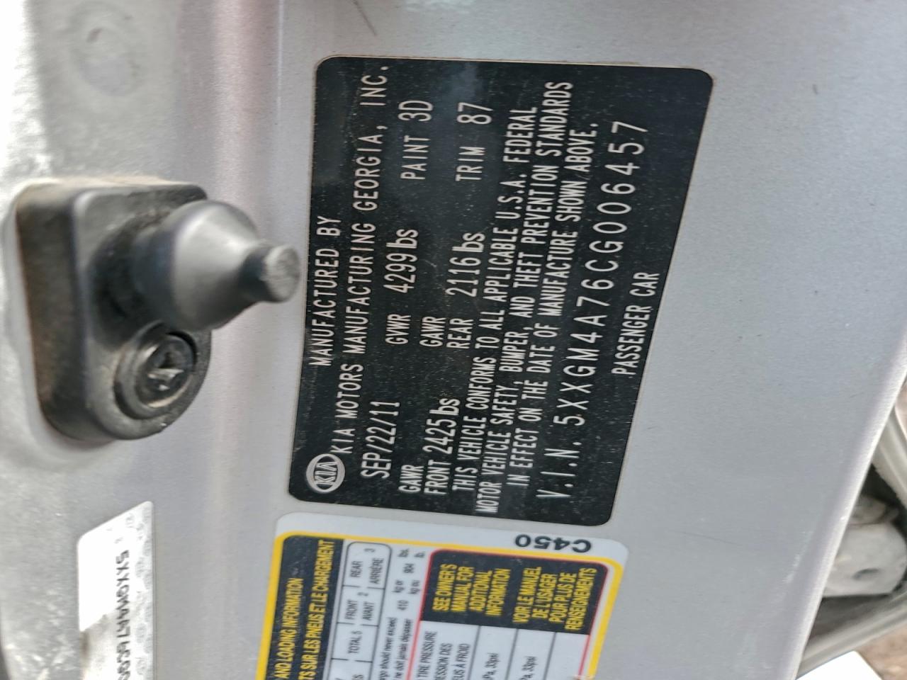 Kia Optima Lx Image 4