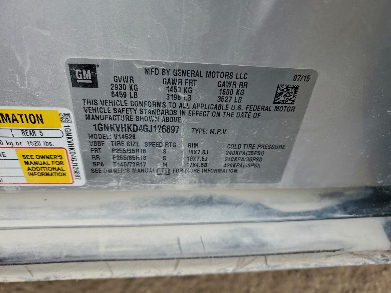 Chevrolet Traverse Lt Image 5