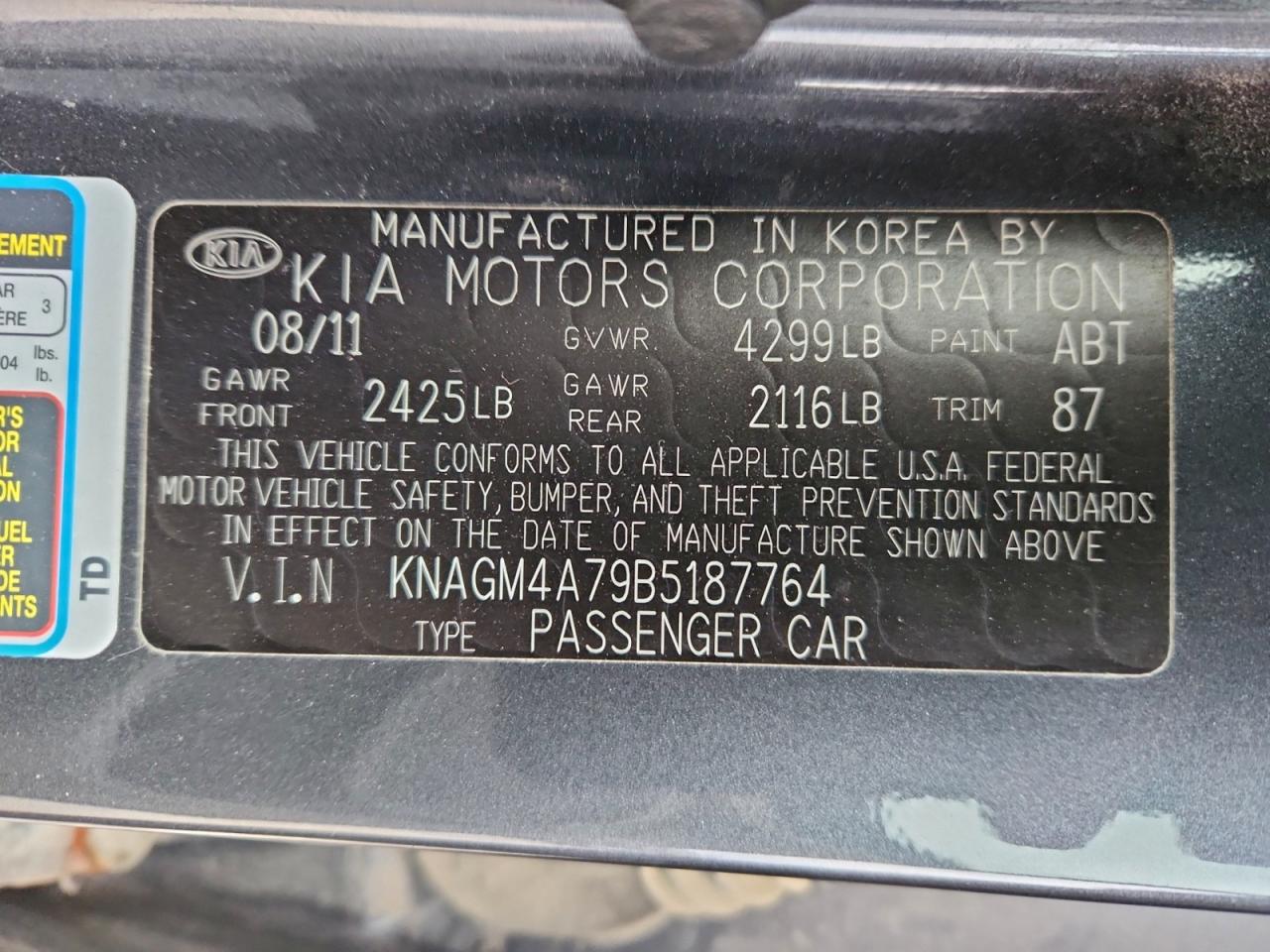 Kia Optima Lx Image 11