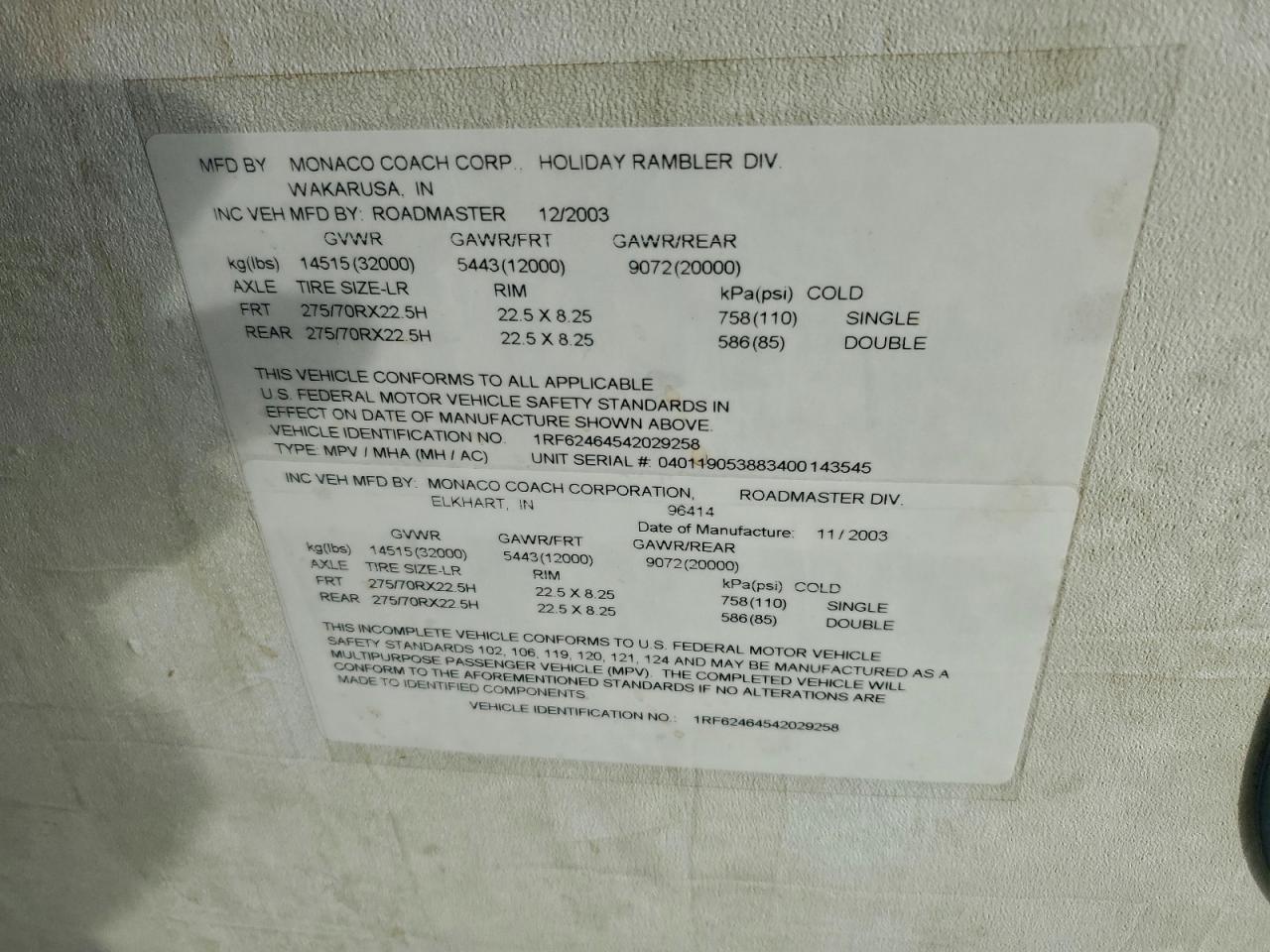 Holiday Rambler Rv 38cds Image 9