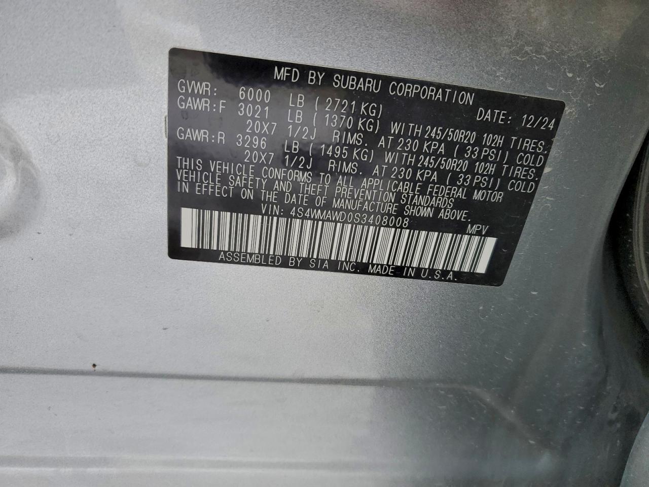 Subaru Ascent Onyx Touring Image 12