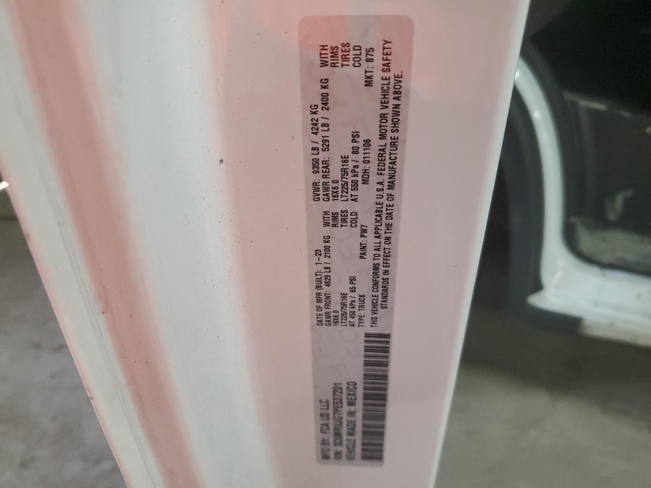 Ram Promaster 3500 High Image 11